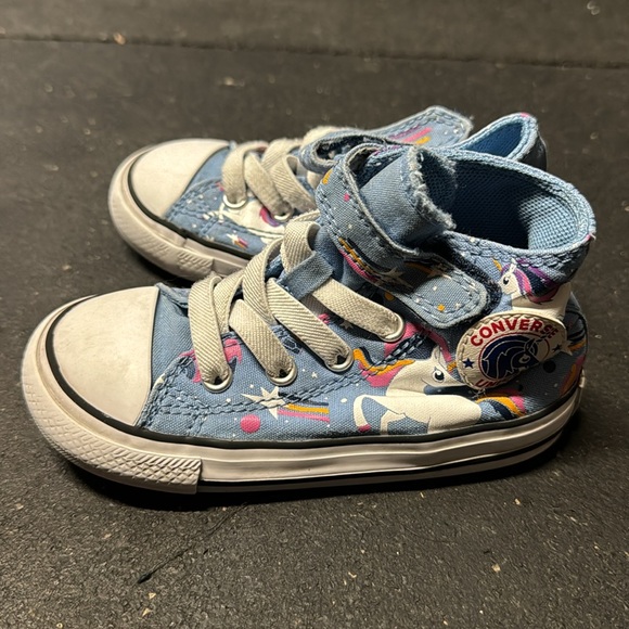 Converse Kids Chuck Taylor All-Star 1V Unicorns Light Blue/White - Picture 4 of 6